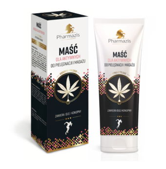 Maść kojąca do pielęgnacji i masażu - DLA AKTYWNYCH - PHARMAZIS - konopie polskie - 222ml