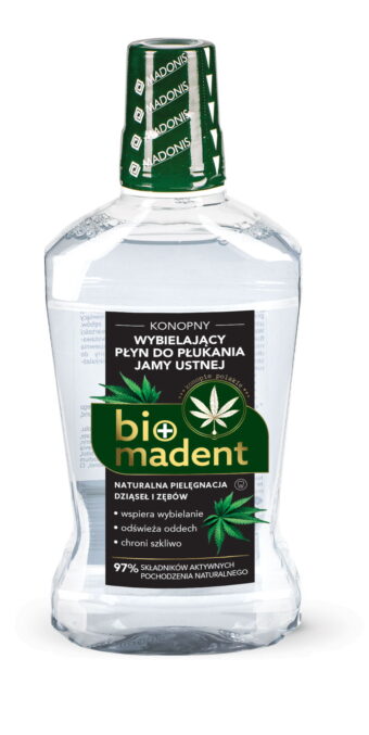 Płyn do płukania jamy ustnej wybielający - BioMadent - 500ml