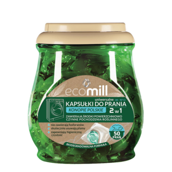 Kapsułki do prania - ECOMILL - 50szt