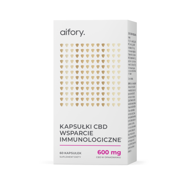 Aifory Kapsułki CBD 600 mg wsparcie immunologiczne 60 szt. - obrazek 3