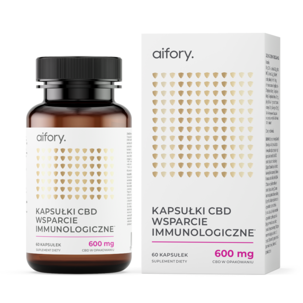 Aifory Kapsułki CBD 600 mg wsparcie immunologiczne 60 szt.