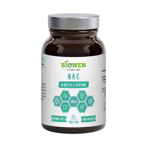 NAC 600 mg  - 100 kapsułek