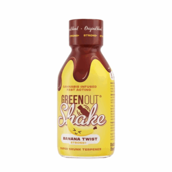Shot konopny Green Out® Shake Banana Twist 200 ml - Strong+