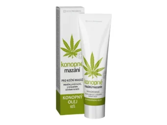 Maść konopna 10% oleju z konopi do masażu mięśni i stawów -  konopne mazani - 100 ml