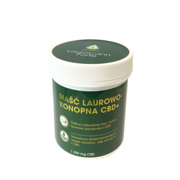 LauroCann Forte maść konopna 20% z CBD i olejem laurowym - 250 ml