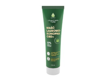 LauroCann Forte maść konopna 20% z CBD i olejem laurowym - 175 ml