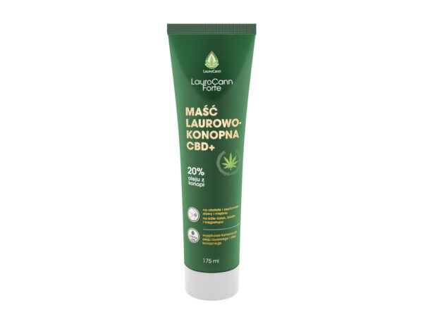 LauroCann Forte maść konopna 20% z CBD i olejem laurowym - 175 ml
