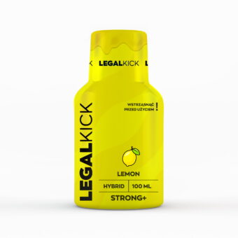 Shot konopny Legal Kick LEMON cytrynowy STRONG+ 100 ml