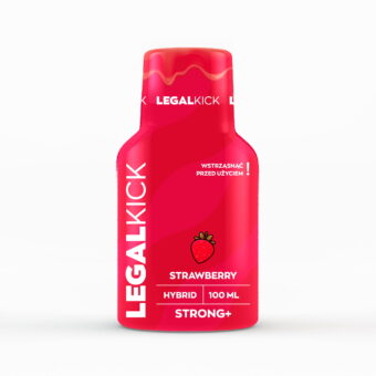Shot konopny Legal Kick STRAWBERRY truskawkowy STRONG+