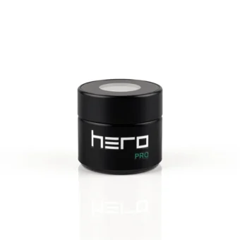 Szklany pojemnik bezzapachowy z higrometrem HERO PRO - 50 ml
